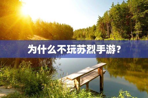 为什么不玩苏烈手游？