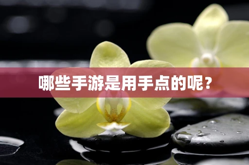 哪些手游是用手点的呢？