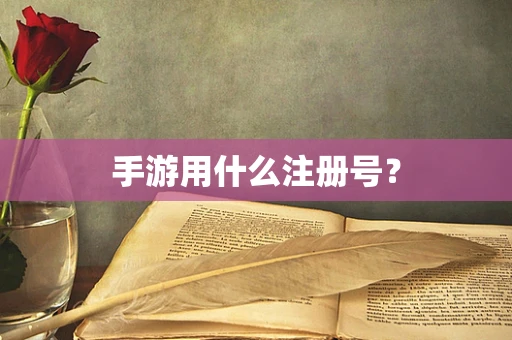 手游用什么注册号？