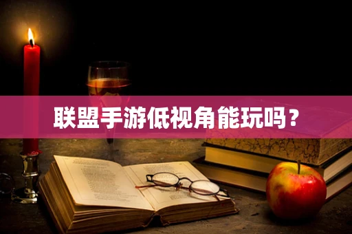 联盟手游低视角能玩吗？