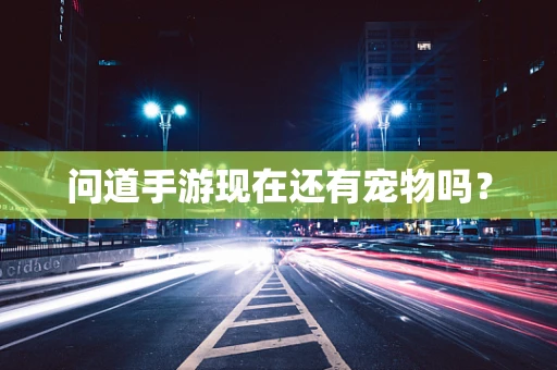 问道手游现在还有宠物吗？