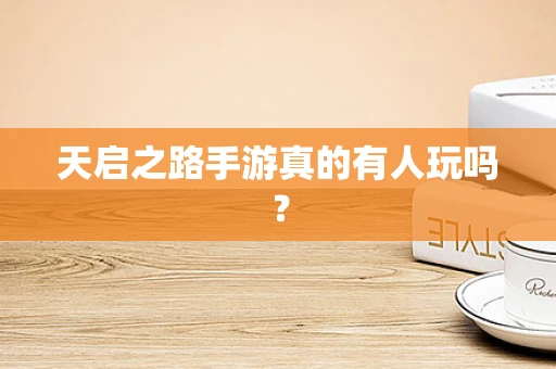 天启之路手游真的有人玩吗？