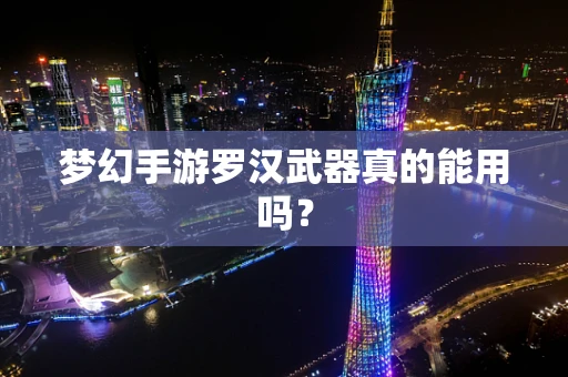 梦幻手游罗汉武器真的能用吗？