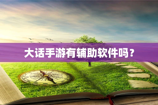 大话手游有辅助软件吗？